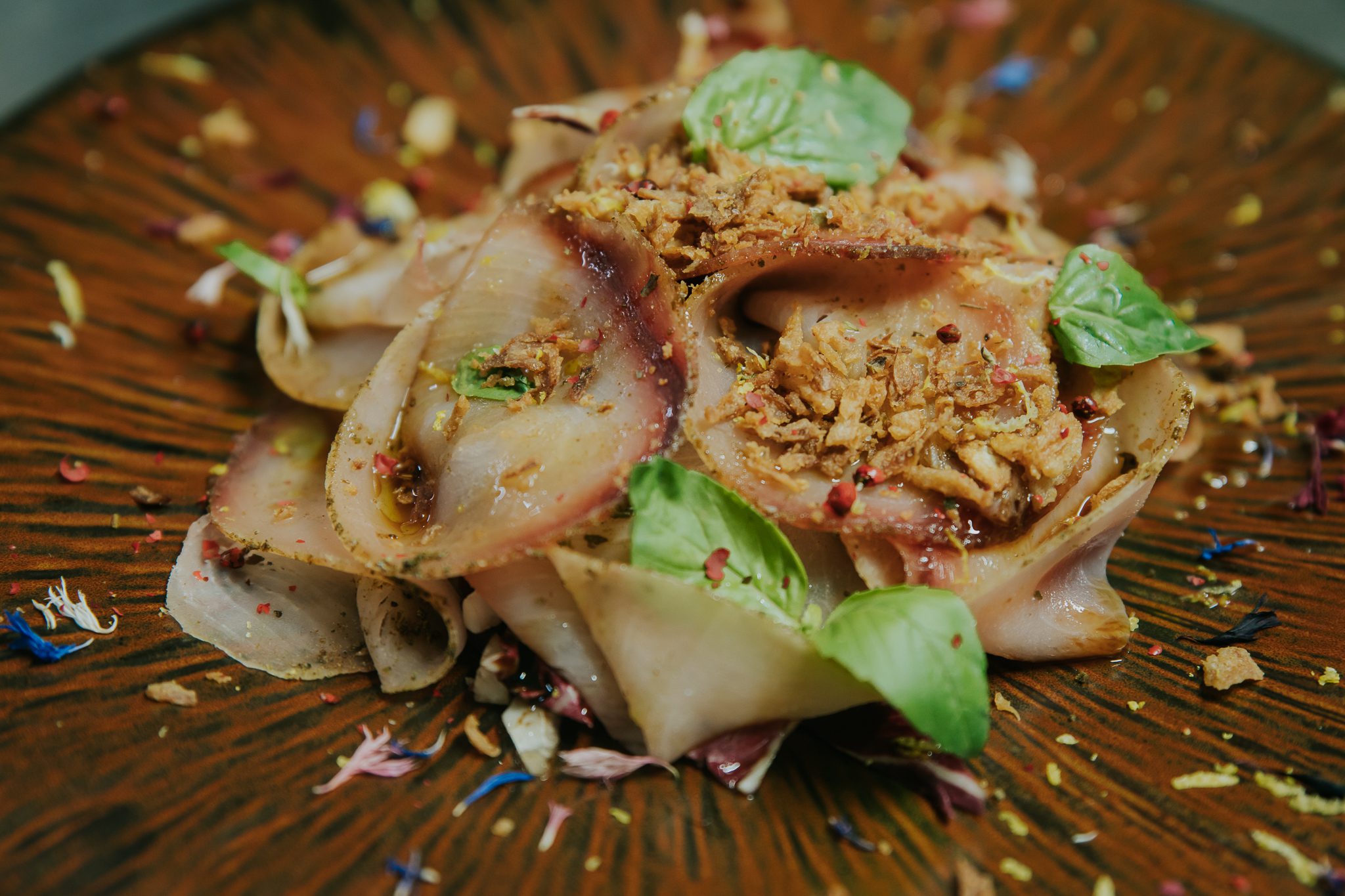 Carpaccio di pesce spada